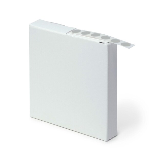 Globe Scientific Label Rolls, Cryo, 9.5mm Dots, for 0.5-1.5mL Tubes, Silver, 1000PK LCR-95SL - main